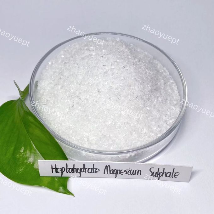 Sulfate de magnésium inorganique héptahydrate 99% min matières premières chimiques 0